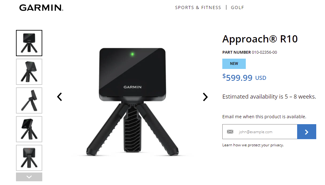 Garmin Approach ガーミンアプローチR10が欲しいけど、ちょっと心配なこと